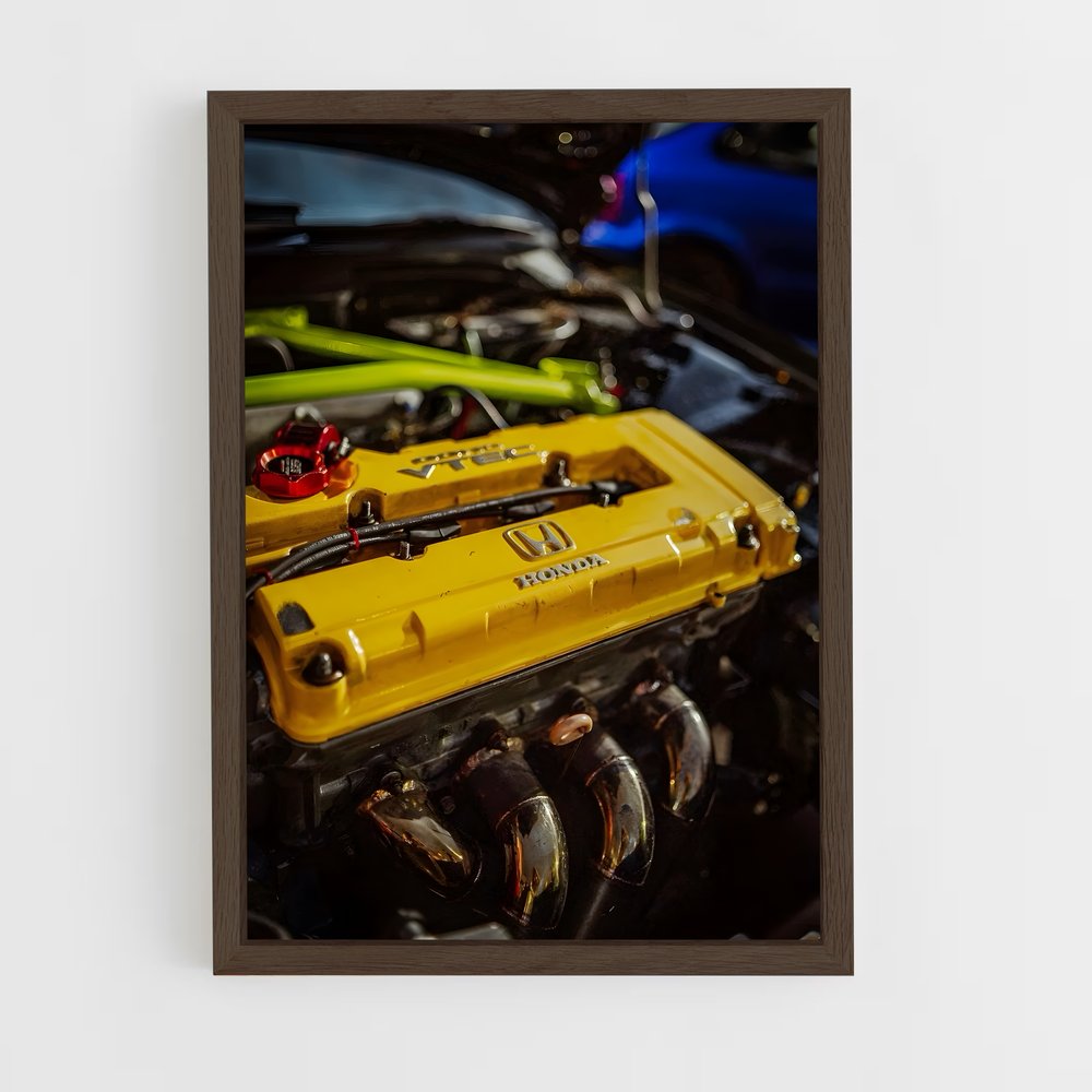 Poster Civic moteur – affiche Honda (vue 5)